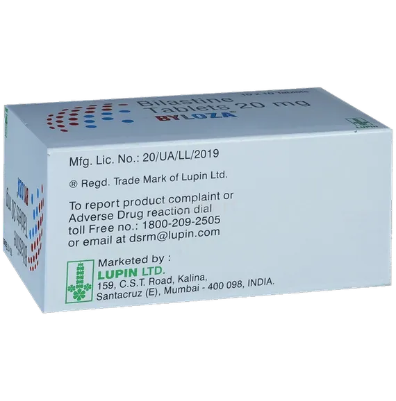 byloza 20mg tablet 10's